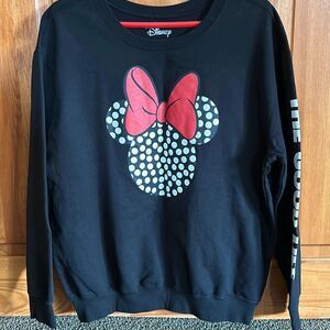Disney Minnie Mouse The Good Life Black Sweatshirt